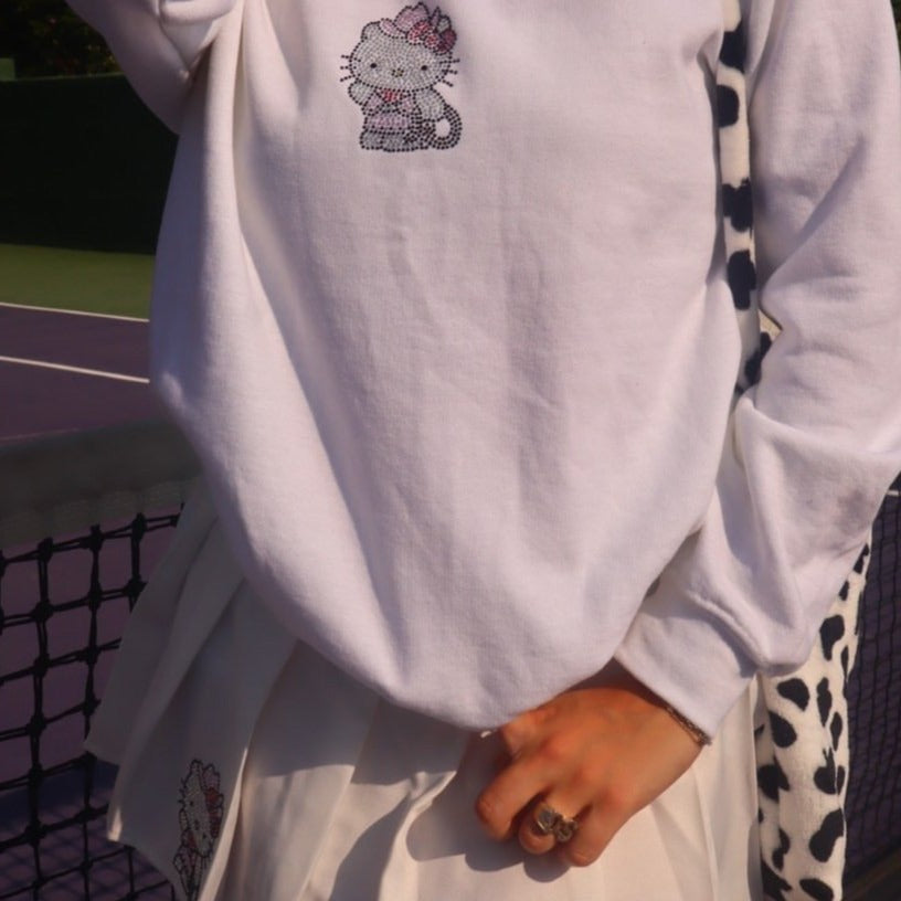 hello kitty cowgirl rhinestone tennis skirt
