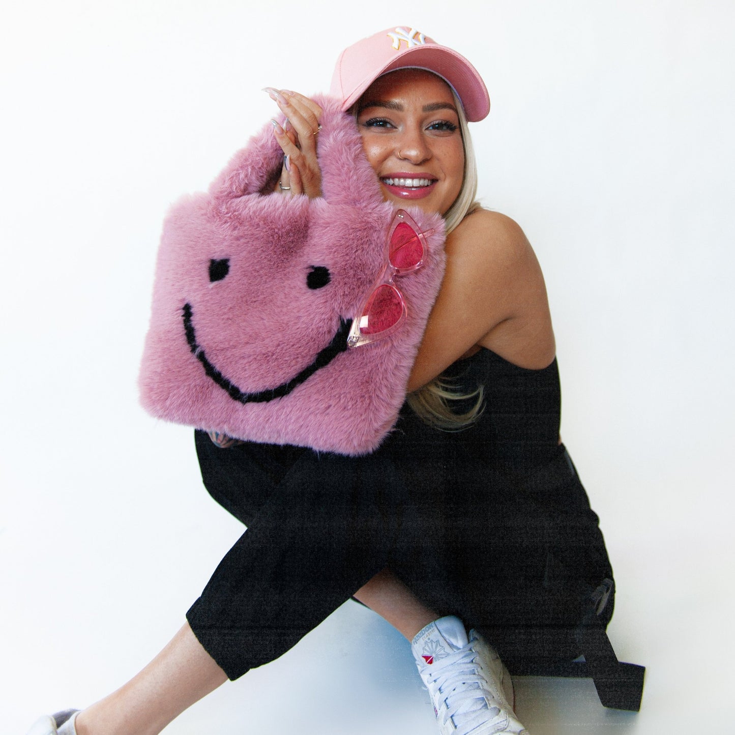 rose smiley cowgirl clutch
