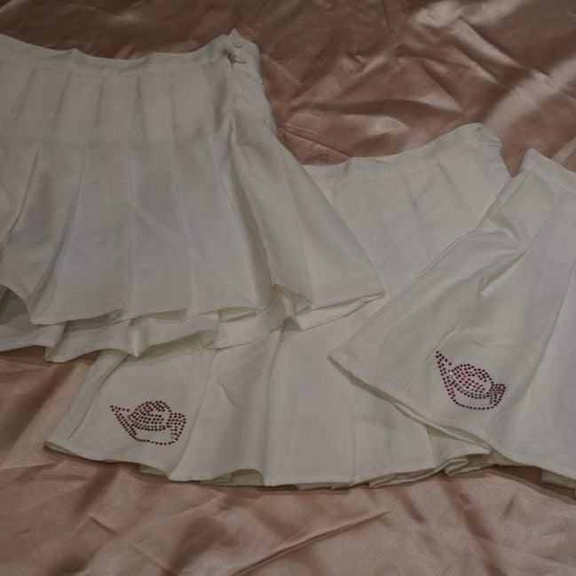 cowgirl hat rhinestone tennis skirt
