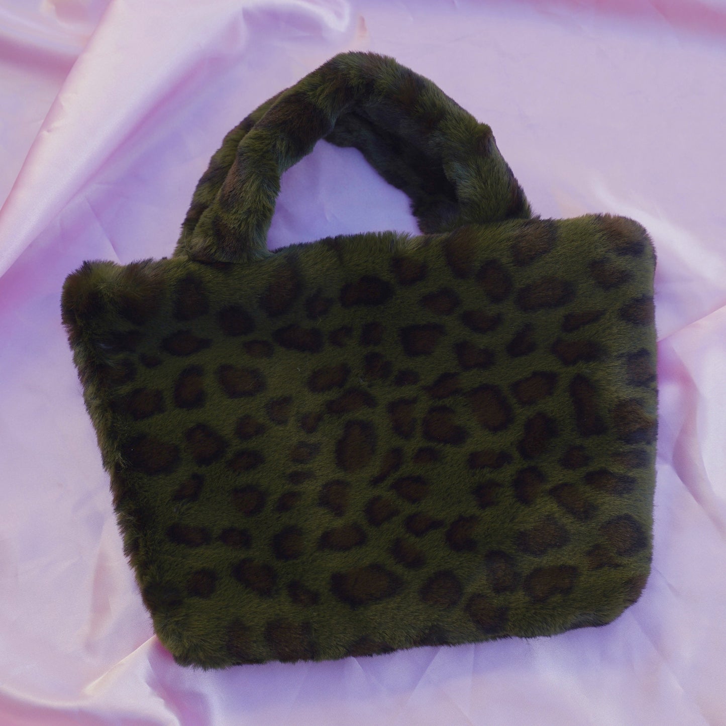 green cheetah cowgirl clutch
