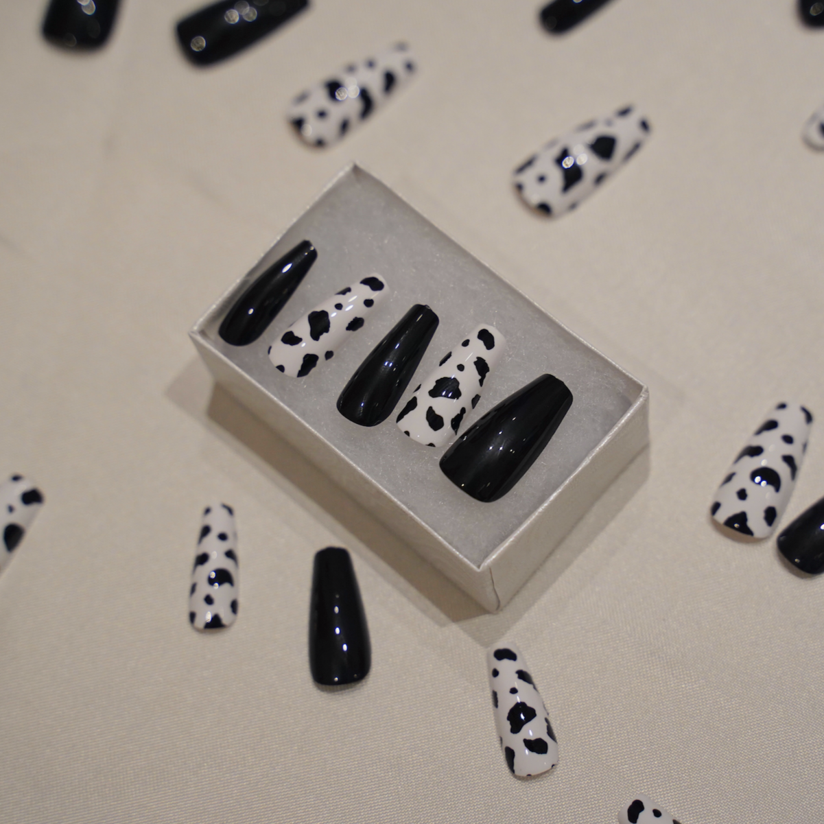 black cow nails