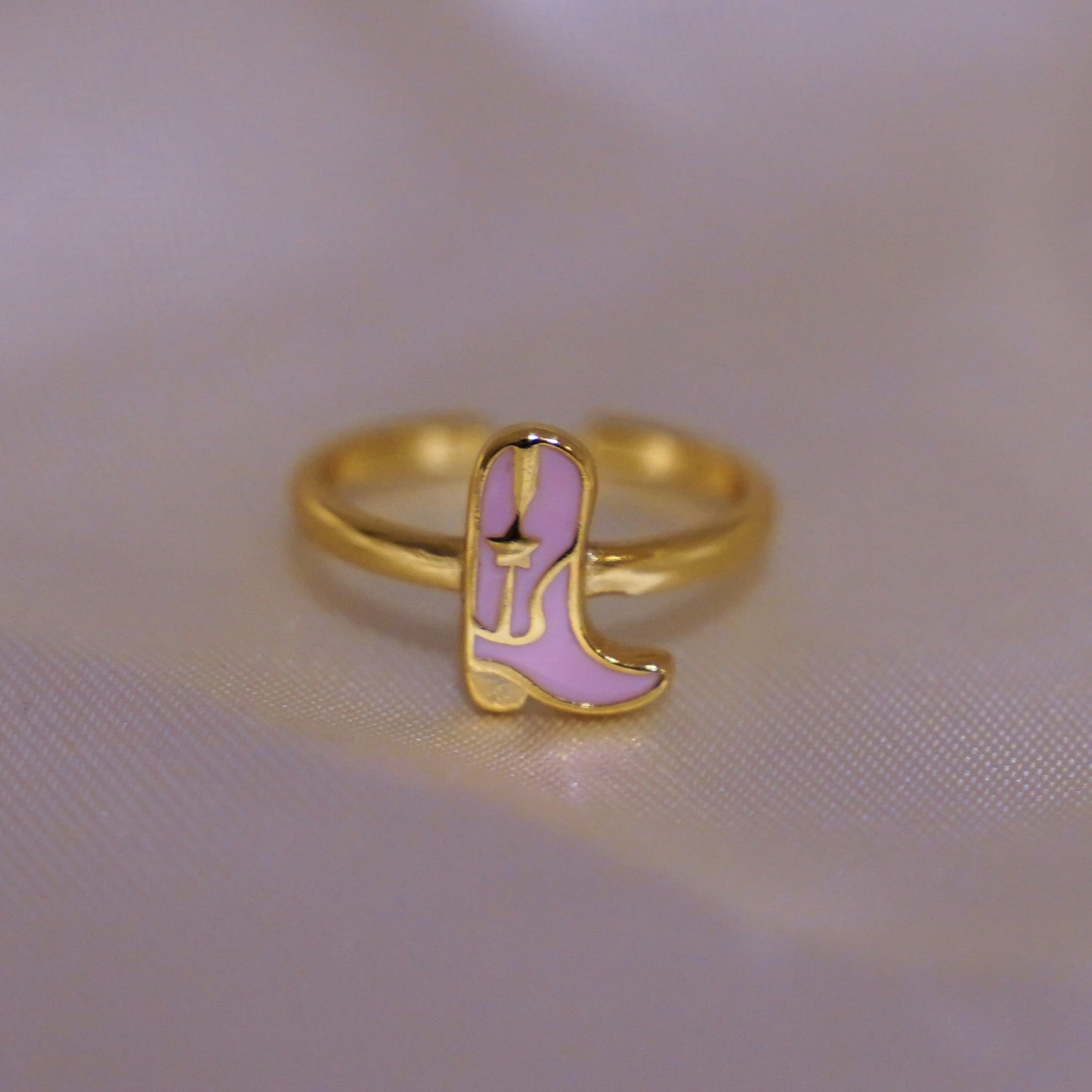 Cowboy Boot Gold Ring