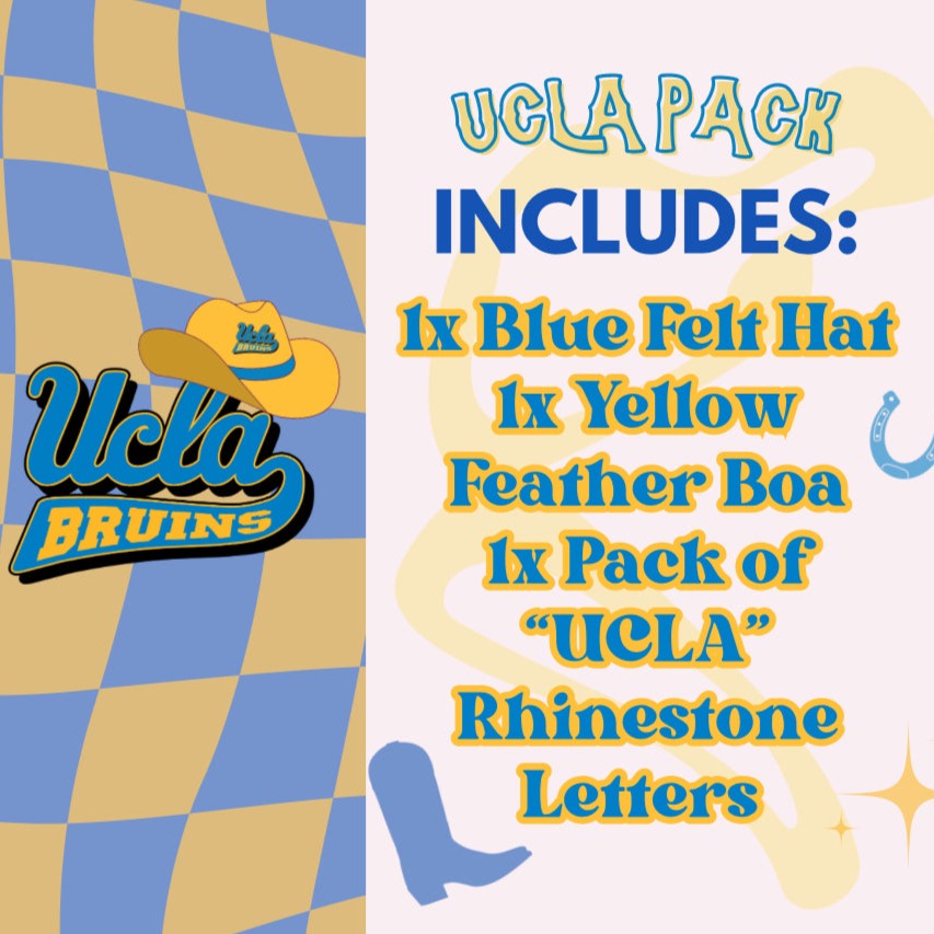 UCLA Build Your Own Cowboy Hat