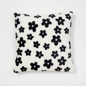 Dormify Daisy Plush Square Pillow Cover