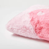 Dormify Bubblegum Yin Yang Plush Square Pillow Cover