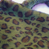 green cheetah cowgirl clutch