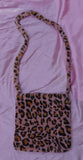 pink jaguar fur tote