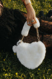 @QueenOfGettingBanned X Cowgirl Clutch White Heart Bag