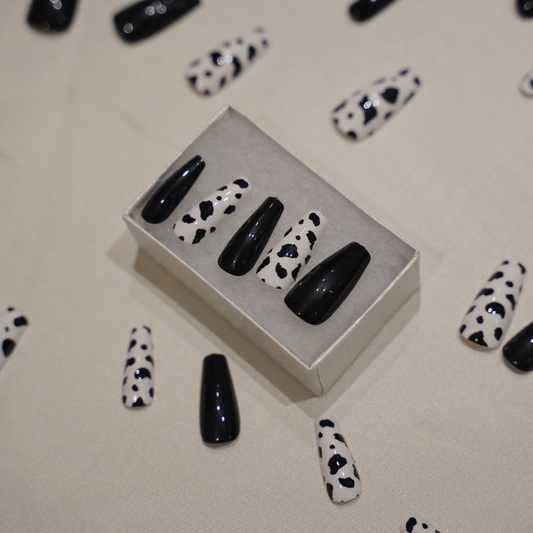 black cow nails