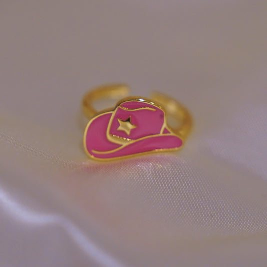 Cowboy Hat Gold Ring